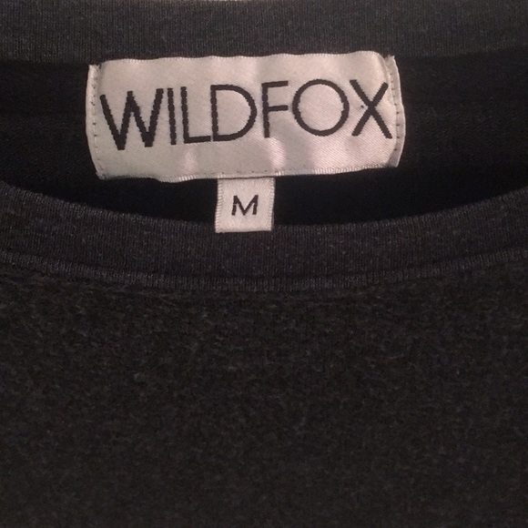 Wildfox sweatshirt romper gray Medium - Picture 2 of 5